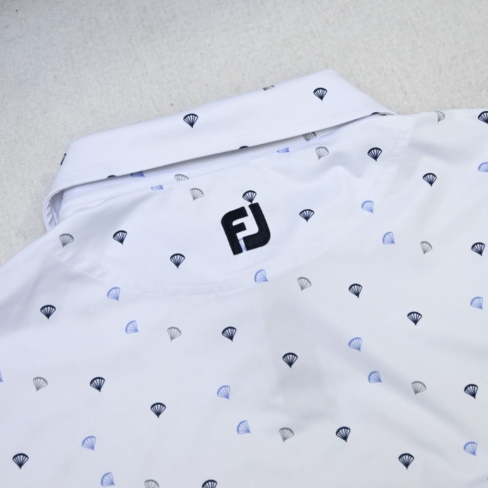 FootJoy Golf Polo Mens Size Large Cuscowilia Performance Stretch Short Sleeve